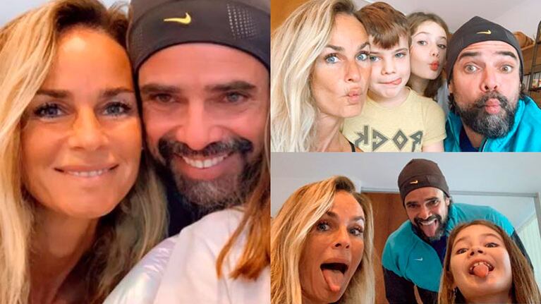 Sabrina Rojas y Luciano Castro se mostraron juntos en el cumple de Esperanza.