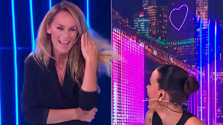 Sabrina Rojas y Natalie Weber en Pasó en América (Foto: captura América TV)