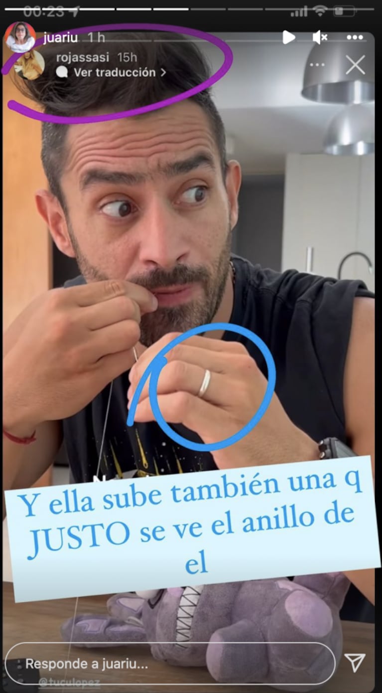 Sabrina Rojas y Tucu López despertaron dudas sobre un posible compromiso: Juariu mostró que usan un llamativo anillo