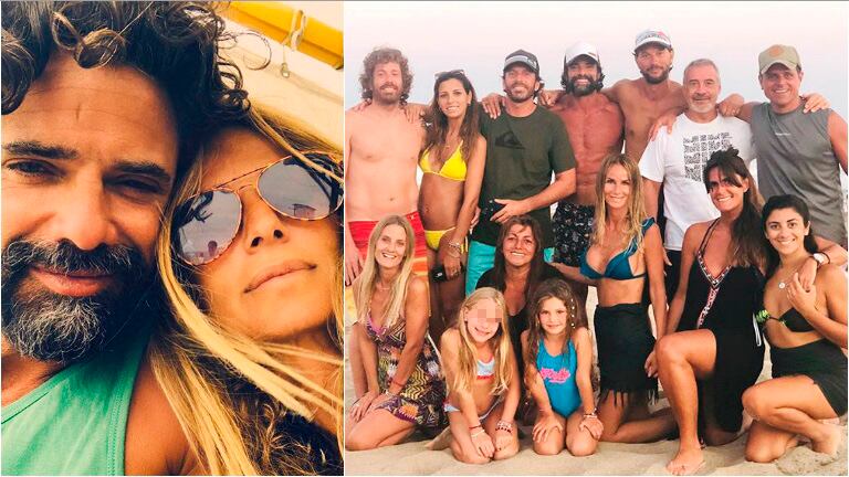 Sabrina Rojas y una nueva foto junto a Luciano Castro en Mar del Plata (Fotos: Instagram)