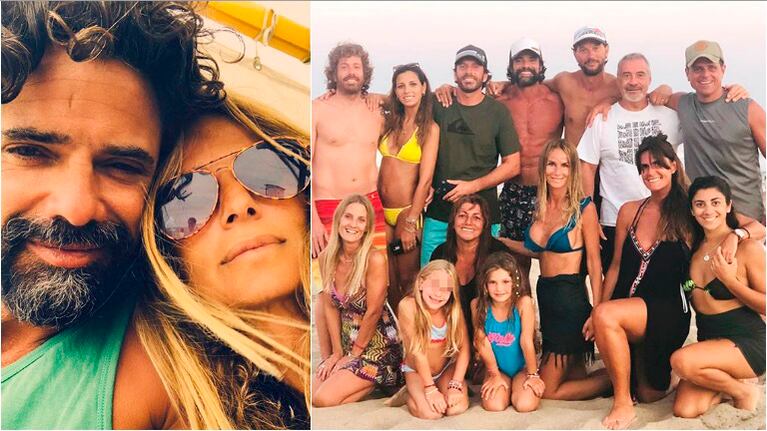 Sabrina Rojas y una nueva foto junto a Luciano Castro en Mar del Plata (Fotos: Instagram)