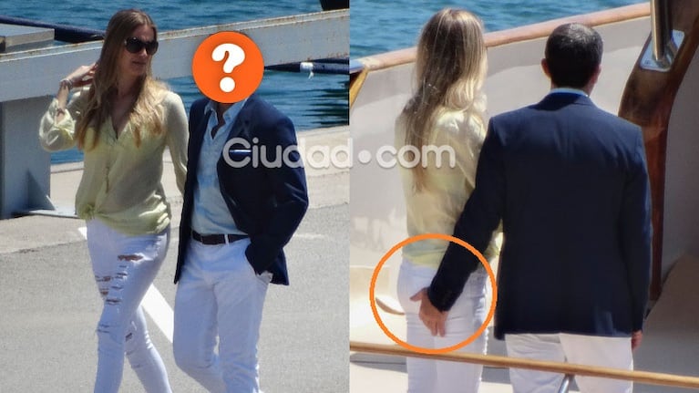 ¡Saca la mano Antonio! Banderas, sorprendido acariciando la cola de su joven novia