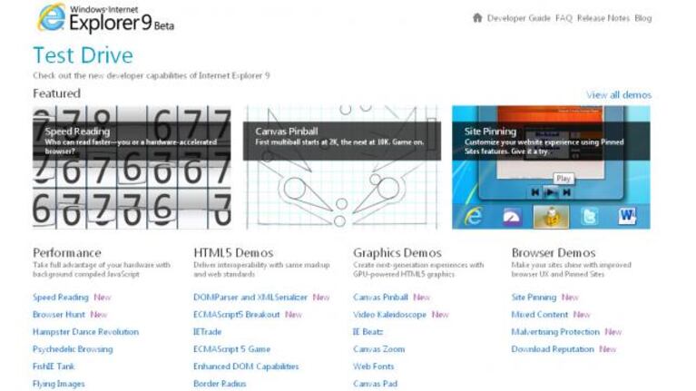 Salió la versión beta de Internet Explorer 9