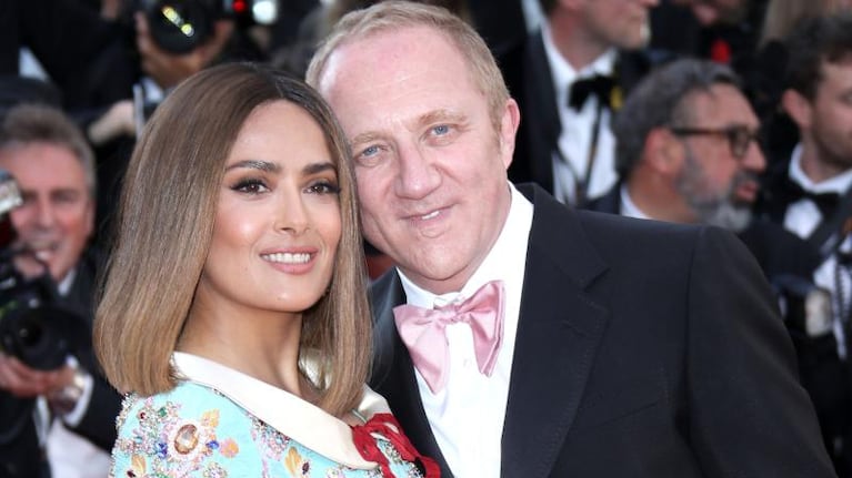 Salma Hayek conoció a su esposo en una exposición en Venecia