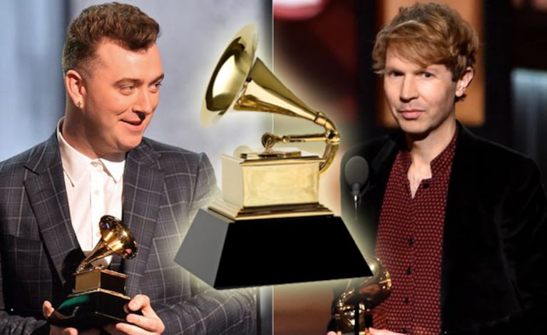 Sam Smith y Beck, los grandes ganadores de la noche. (Imagen: web)