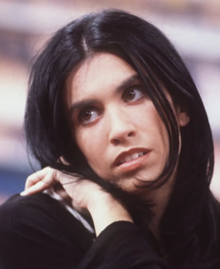 Samanta Farjat en la década del 90.