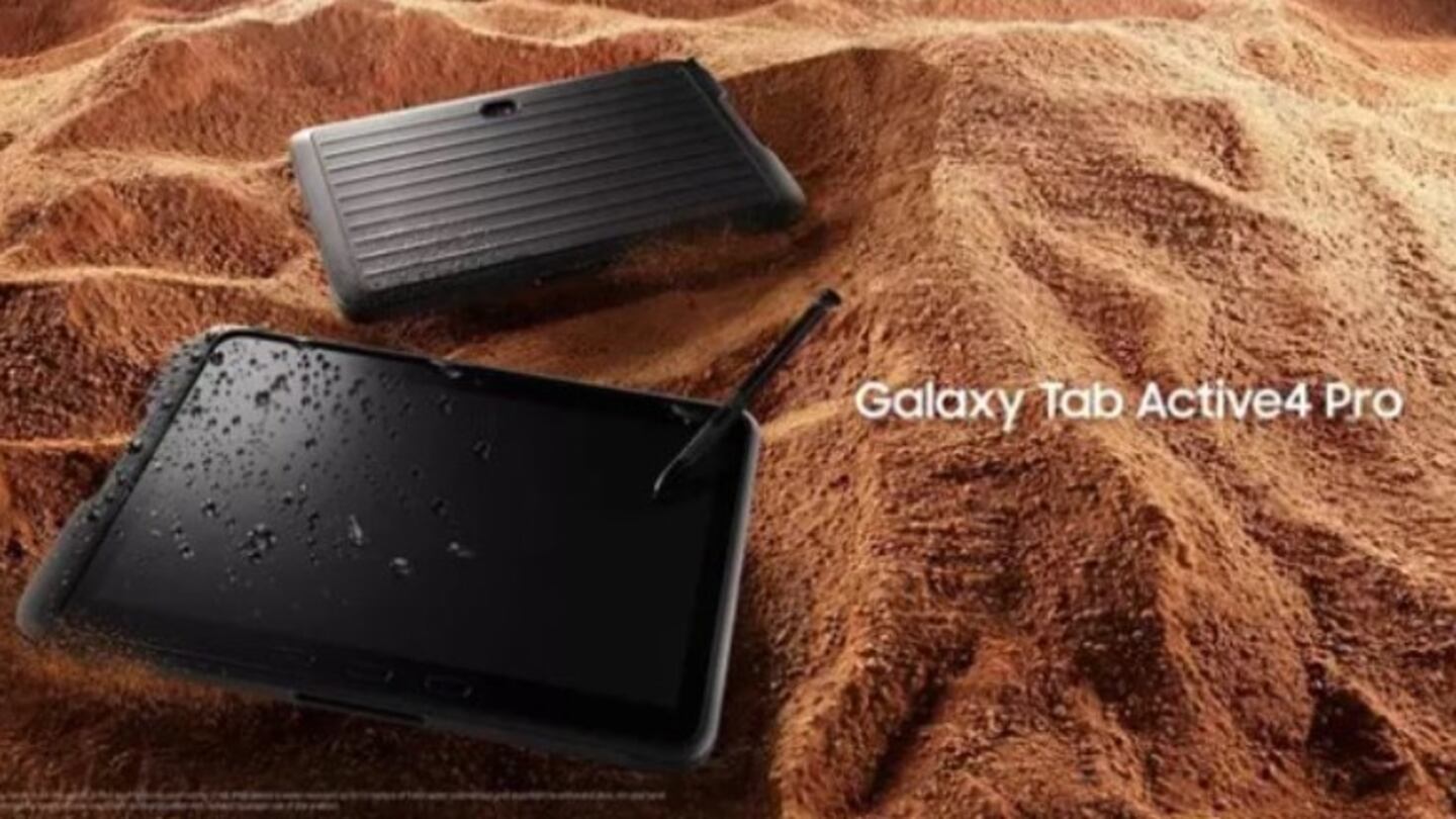 Samsung anuncia Galaxy Tab Active4 Pro, un dispositivo robusto diseñado para el trabajo móvil