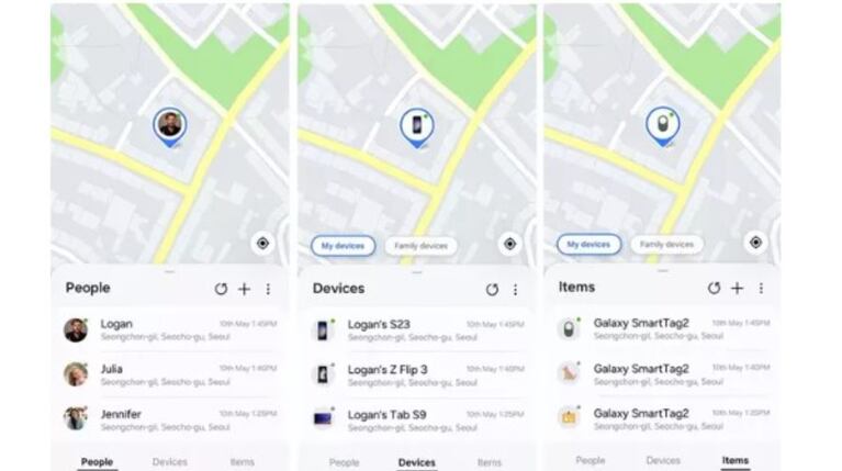 Samsung lanza su propia aplicación de localización de dispositivos Galaxy y SmarTag