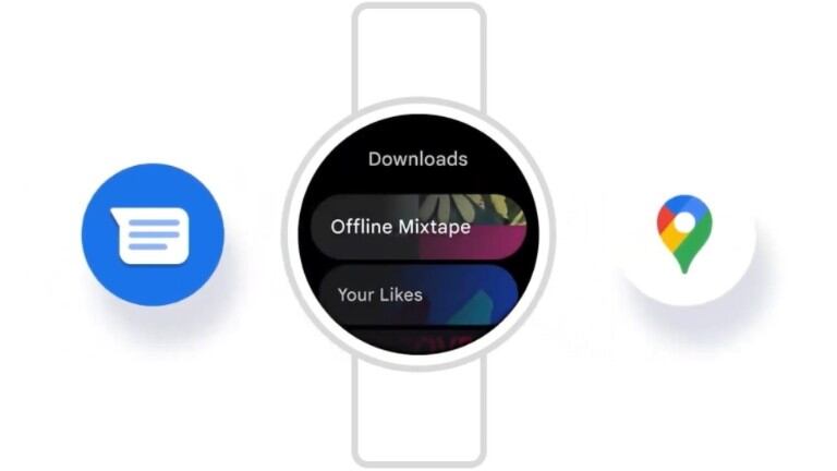 Samsung muestra un adelanto de One UI Watch, su sistema para relojes creado con Google. Foto: DPA.