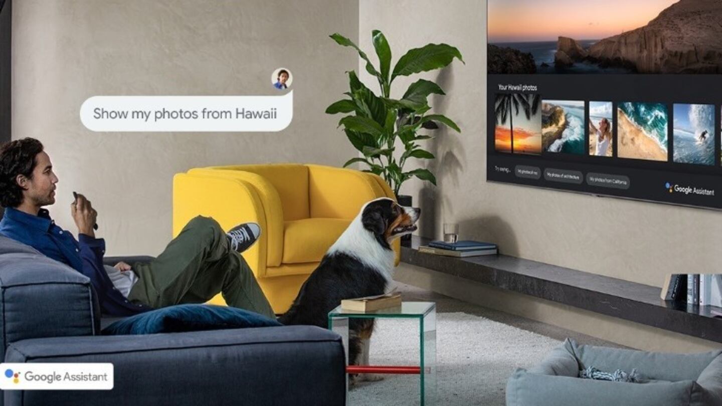 Samsung refuerza las capacidades de voz en sus Smart TV con la integración del Asistente de Google. Foto: DPA.