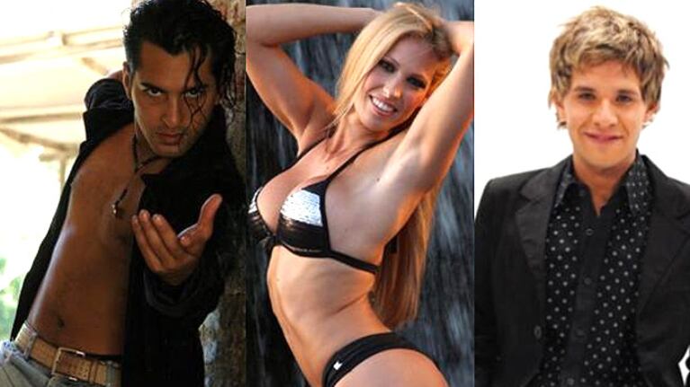 Sander Maurin (hermano de Reina Reech), Estefanía Bacca y Tomasito Süller. Todo por el Bailando. (Fotos: Web)