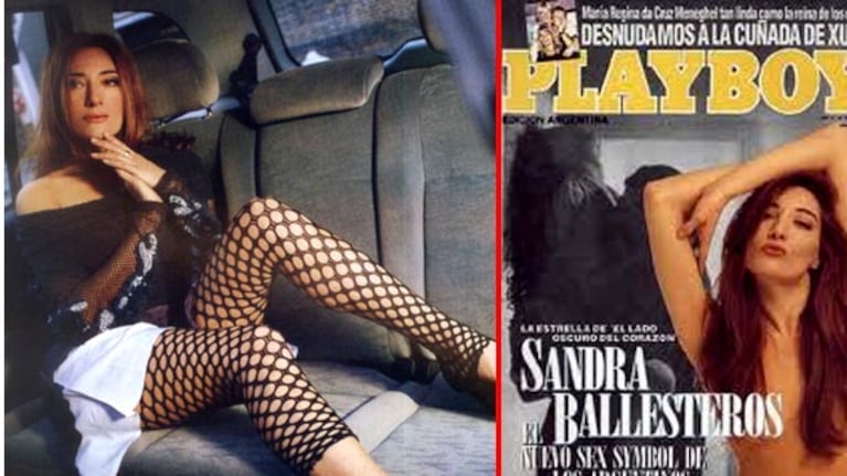 Sandra Ballesteros, en los años 90. Actriz sensual y tapa de Playboy. (Fotos: archivo Web)