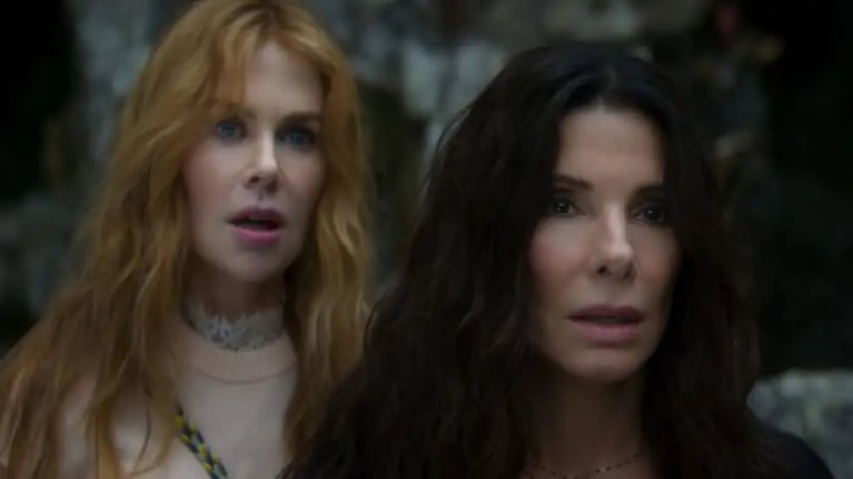 Sandra Bullock y Nicole Kidman. Crédito: Captura
