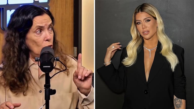 Sandra Mihanovich, contra Wanda Nara (Fotos: No es una copia / Instagram @wanda_nara)