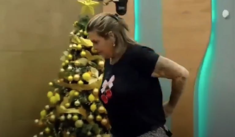 Sandra realizó una acción poco higiénica. Foto: captura Telefe