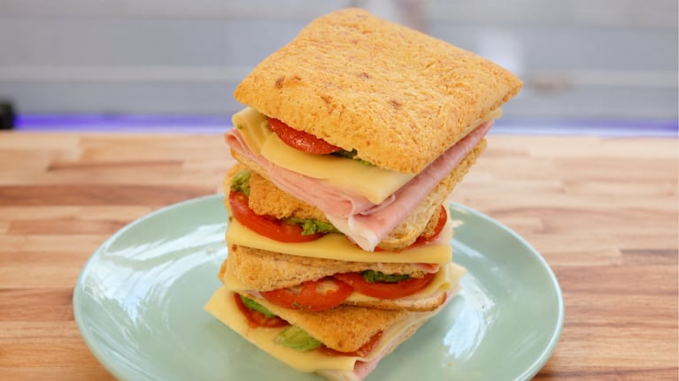 Sándwiches de chipa, la receta infalible de Coco Carreño. Foto: Instagram