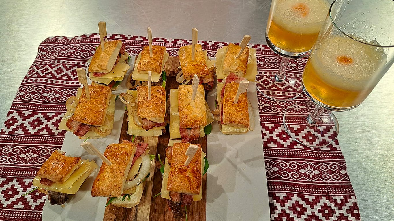 Sándwiches de cuadril, receta