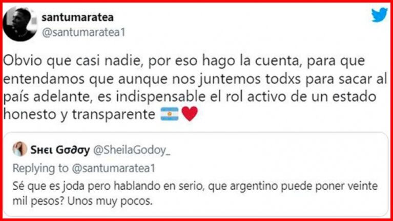 Santi Maratea hizo un cálculo para pagarle al FMI y salió al cruce de las críticas: "Si cada argentino pone 20 mil pesos pagamos la deuda"