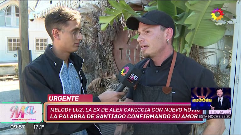 Santiago del Azar habló en Mujeres Argentinas (Foto: captura de eltrece).