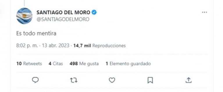 Santiago del Moro aclaró si va a estar en Gran Hermano 2023: "Se viene algo espectacular"