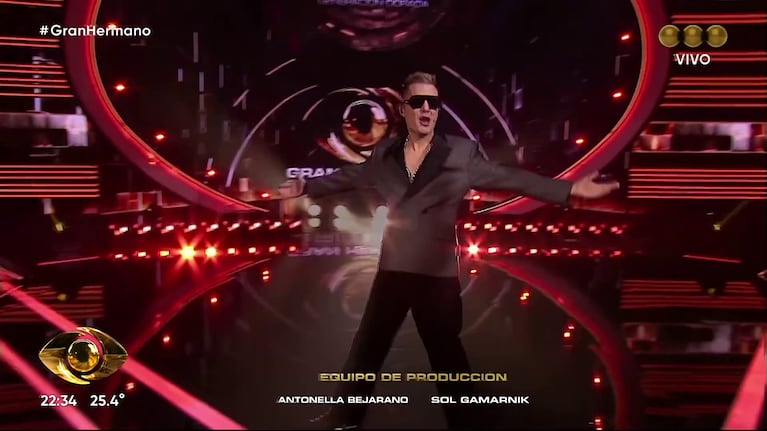 Santiago del Moro en Gran Hermano Generación Dorada (Foto: captura de Telefé).