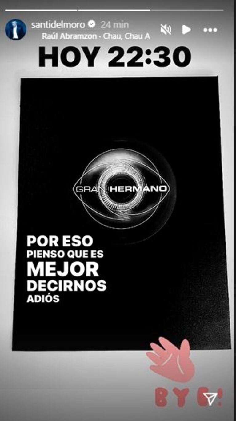 Santiago del Moro encendió las alarmas con un mensaje en redes sociales (Foto: Instagram /santidelmoro)