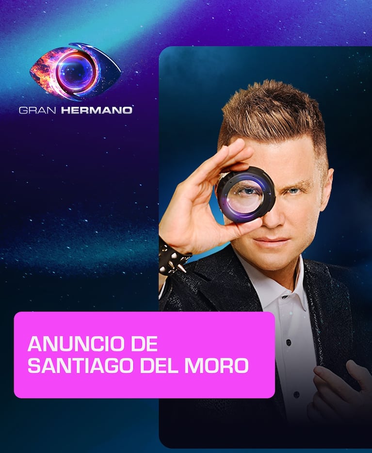 Santiago del Moro hizo un anuncio en relación con Gran Hermano. Foto: IG | santidelmoro