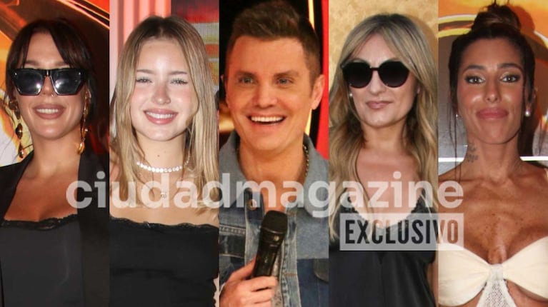 Santiago del Moro y otros integrantes del staff en la presentación de Gran Hermano Generación Dorada (Foto: Movilpress)