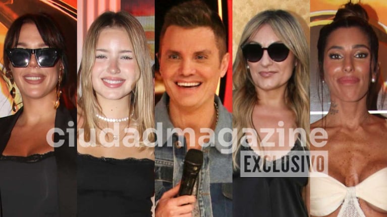 Santiago del Moro y otros integrantes del staff en la presentación de Gran Hermano Generación Dorada (Foto: Movilpress)