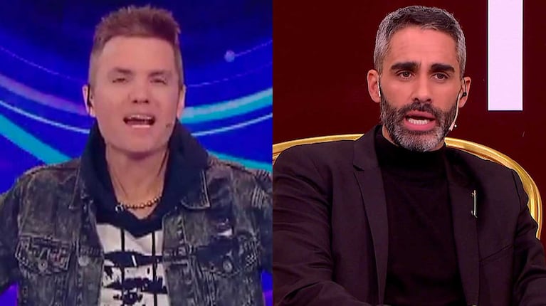 Santiago del Moro y Pollo Álvarez (Fotos: Telefe - La jaula de la moda)