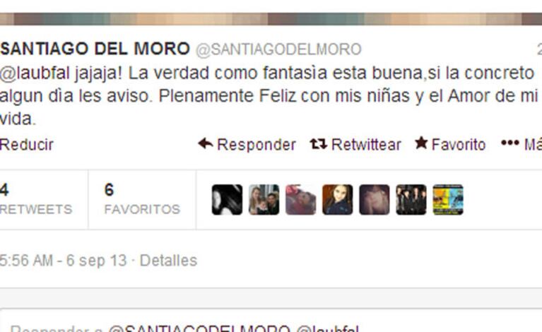 Santiago del Moro y su respuesta a Feinmann (Foto: Captura). 