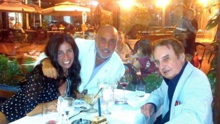 Santiago festejó sus 80 junto a sus hijos Julieta y Mariano (Foto: Facebook).