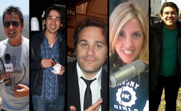 Santiago Zeyen, Alejandro Guatti, Diego Bouvet, Paula Tomassini y Martín Rojas.