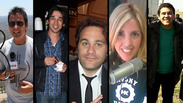 Santiago Zeyen, Alejandro Guatti, Diego Bouvet, Paula Tomassini y Martín Rojas.