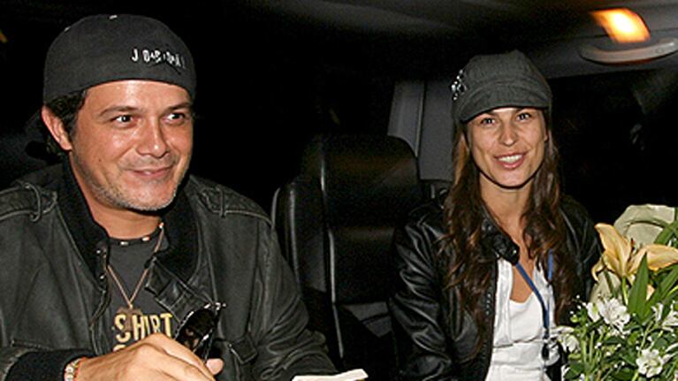 Sanz junto a su actual mujer, Raquel Perera, a punto de dar a luz. (Foto: Web)