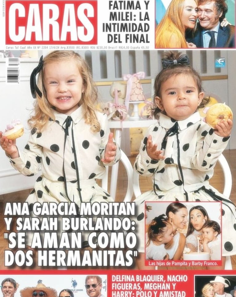 Sarah Burlando y Ana García Moritán hicieron su primera producción de fotos: las dulces imágenes