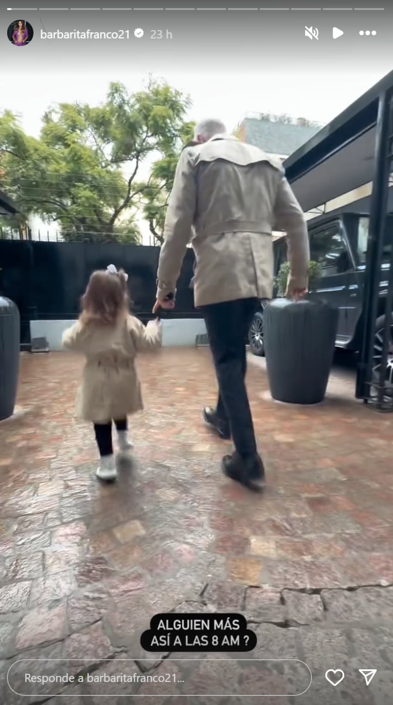 Sarah Burlando y su papá hicieron "match". Foto: IG | barbaritafranco21
