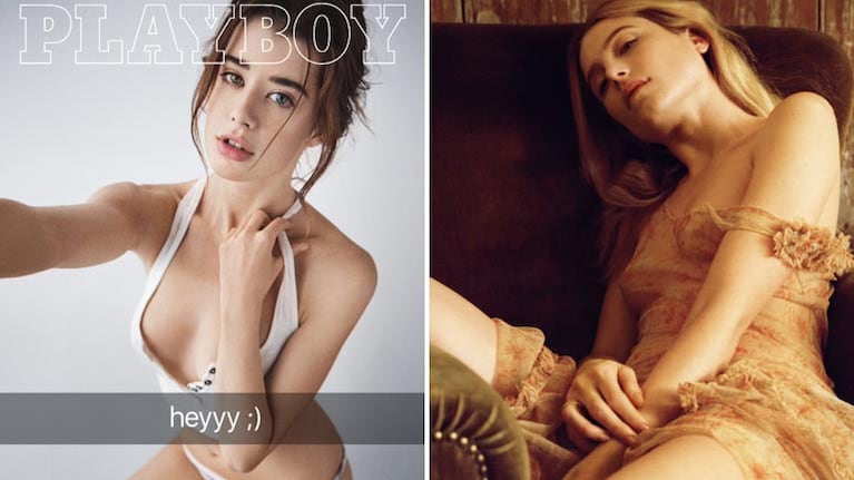 Sarah McDaniel y Dree Hemingway en la portada de Playboy. Foto: Playboy.com