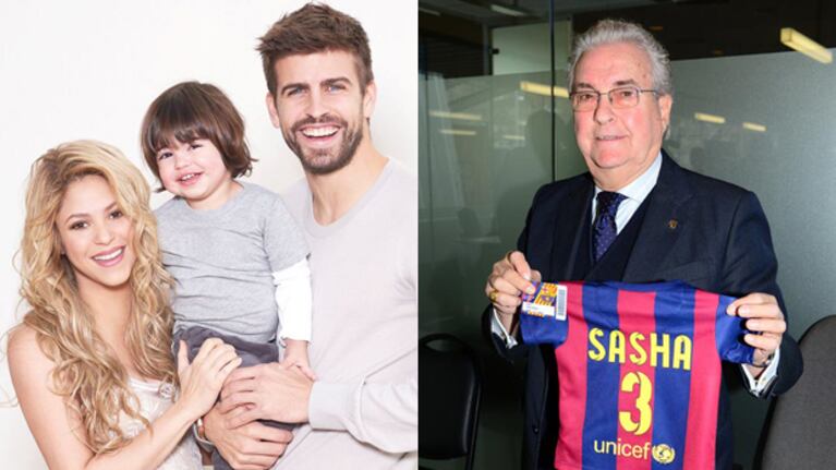 Sasha, el segundo hijo de Shakira y Piqué ya es socio del Barcelona. (Foto: web)