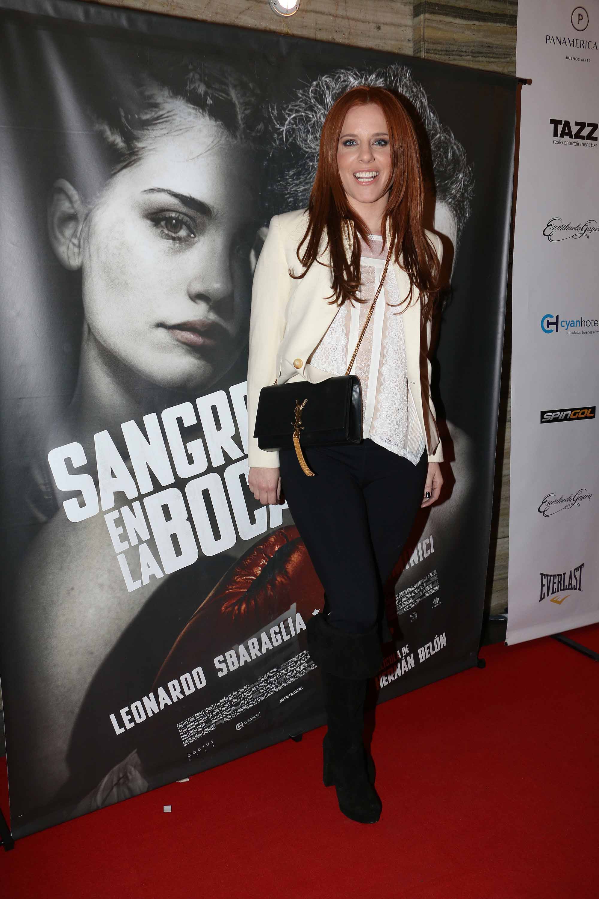 Sbaraglia y Eva de Dominici, risas y complicidad en la premiere de su filme. (Foto: Movilpress)