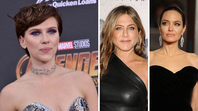 Scarlett Johansson fue la actriz mejor pagada del año, seguida por Angelina Jolie y Jennifer Aniston