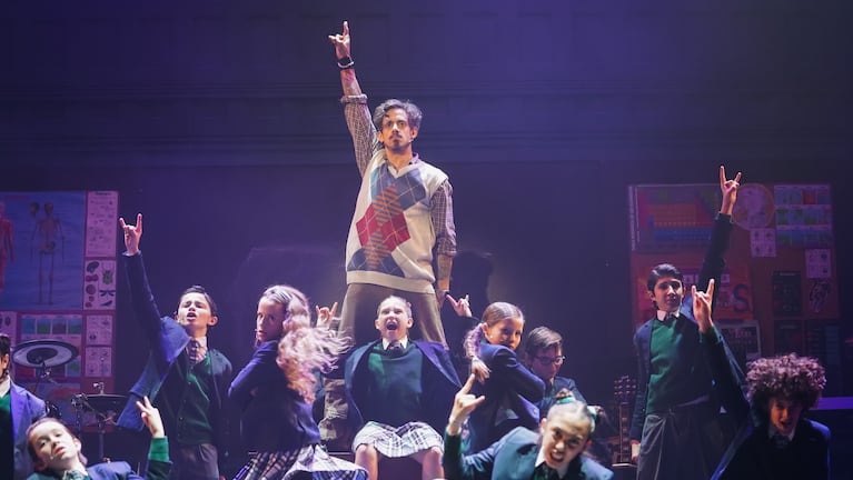 School of Rock. El musical basado en la película de Richard Linklater hizo 75 mil espectadores en sus primeras cinco semanas.