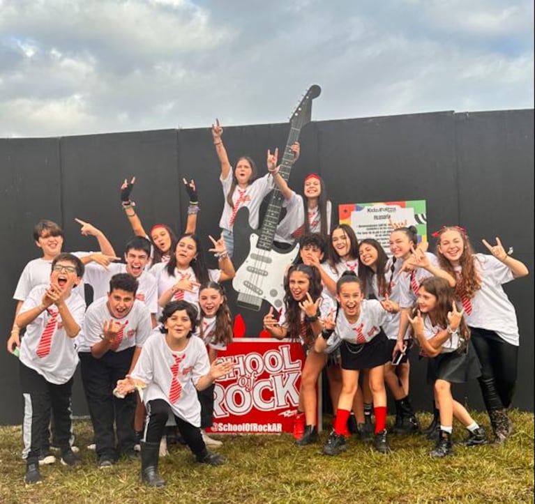 School of Rock, el musical, se presentó en el Kidsapalooza 2024