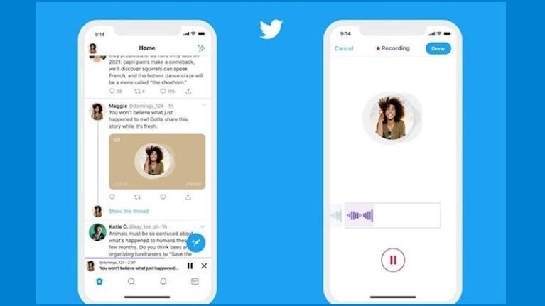 Se actualiza: Twitter trabaja en nuevos espacios de audio y conversaciones solo con mencionados. Foto: DPA.