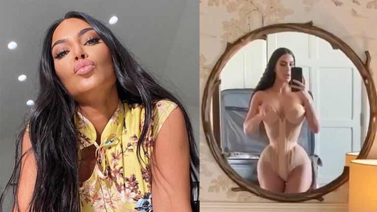¿Se animarían a usar una prenda tan ajustada como la de Kim?