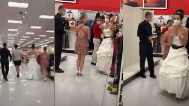 Se cansó: una joven embosca a su prometido vestida de novia y con un ultimátum