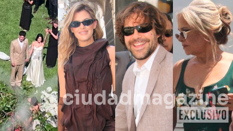 Se casaron Lali Espósito y Pedro Rosemblat y Majo Riera, su mamá, Mery del Cerro, Peter Lanzani, entre otros, dijeron presente (Fotos: Crónica y Movilpress).
