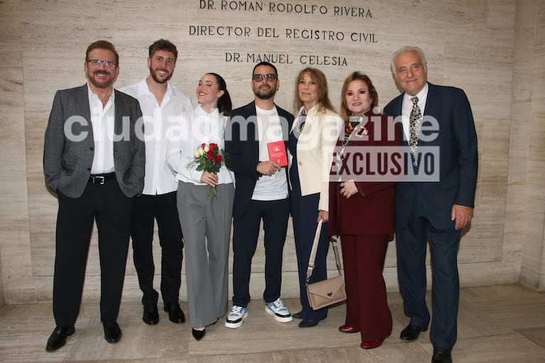 Se casaron Rocío Hazán y Damián Aramendi. (Foto: Movilpress)