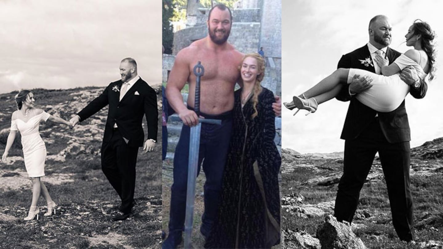 Se casó Hafthor Julius Bjornsson, el actor que interpreta a La Montaña de Game of Thrones