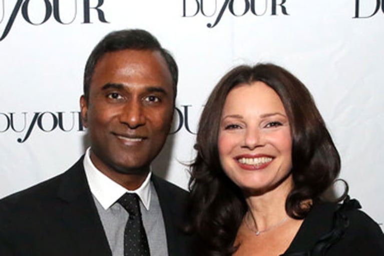 ¡Se casó La Niñera! Fran Drescher contrajo matrimonio con el creador del e-mail Shiva Ayyadurai. (Foto: Web)